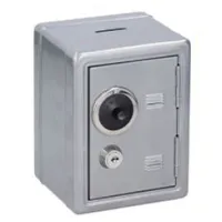 Spaarkluis met combinatieslot grijs